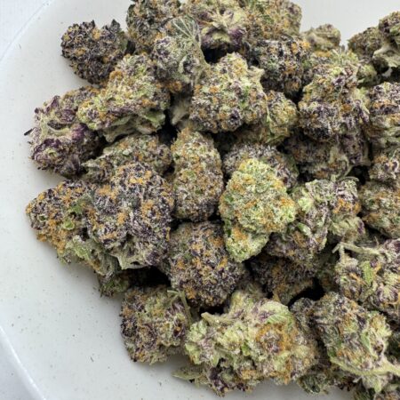Purple Gushers Medium Nugs $90 oz