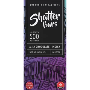 Indica 500MG Euphoria Extractions ShatterBar