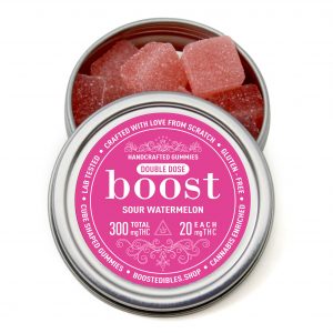 Sour Watermelon 300mg Boost Gummies