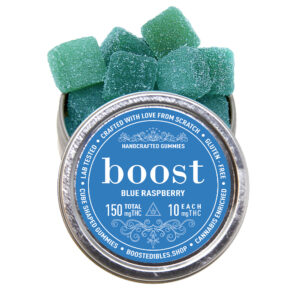 Blue Raspberry 150mg Boost Gummies