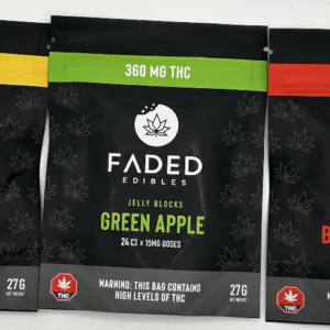 360 MG Faded Jelly Blocks- Assorted Flavours