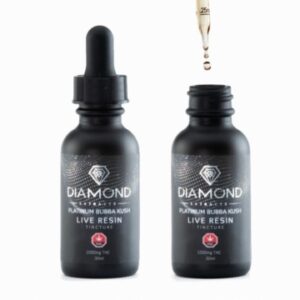 Diamond Live Resin Tincture 1000mg- Platinum Bubba Kush
