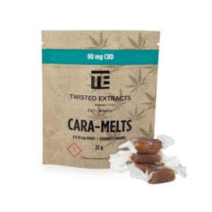 Twisted Extracts- Cara-Melts 80mg CBD