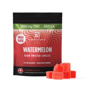 Twisted Edibles- Watermelon (THC Sativa)