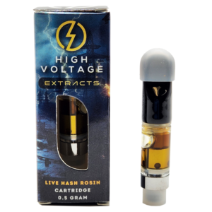 High Voltage 0.5g Live Hash Rosin Carts