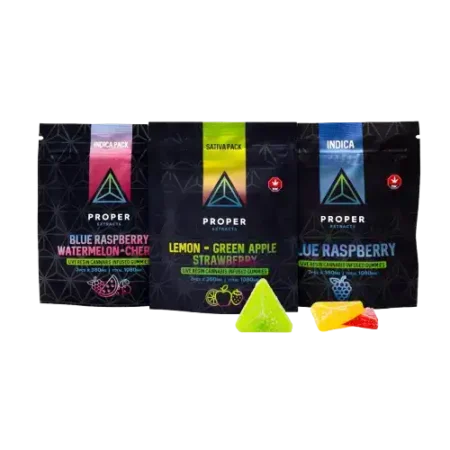 Proper Extracts Live Resin Gummies 1080mg Sativa